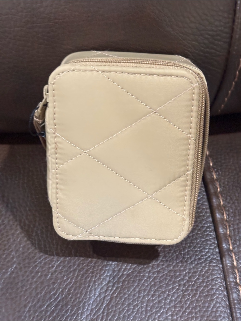 Vera Bradley Essential Travel Pill Case in Tiger's Eye